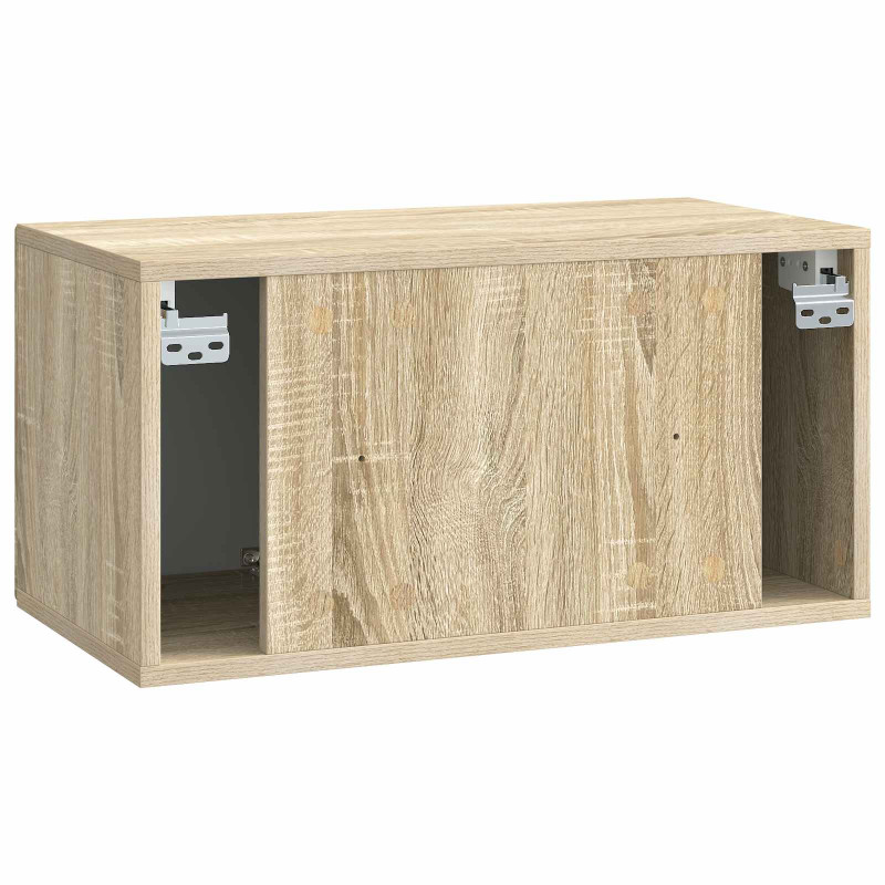 Szafka RTV montowana na ścianie dąb Sonoma 59,5 x 31 x 30 cm