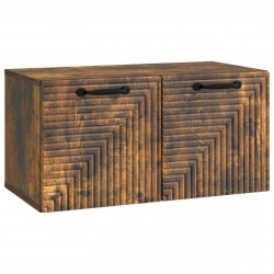 Szafka RTV montowana na ścianie Dąb wędzony 59,5 x 31 x 30 cm