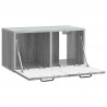 Szafka RTV montowana na ścianie Szary Sonoma 59,5 x 31 x 30 cm
