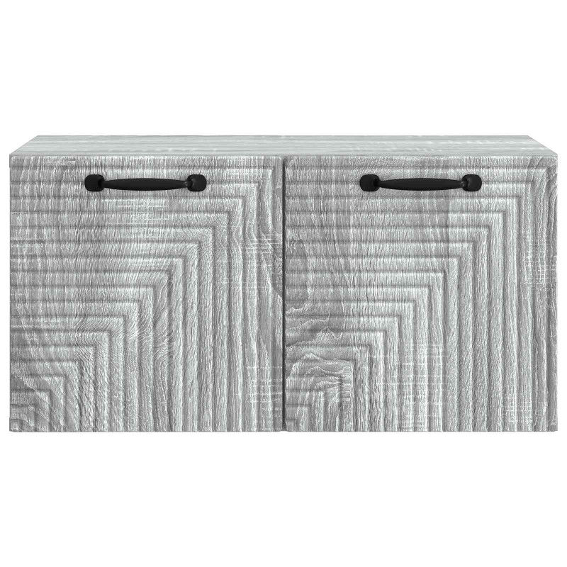 Szafka RTV montowana na ścianie Szary Sonoma 59,5 x 31 x 30 cm
