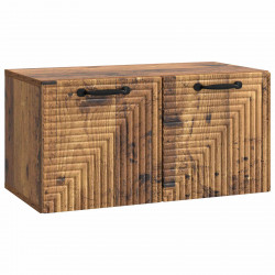 Szafka RTV montowana na ścianie Stare drewno 59,5 x 31 x 30 cm