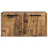 Szafka RTV montowana na ścianie Stare drewno 59,5 x 31 x 30 cm