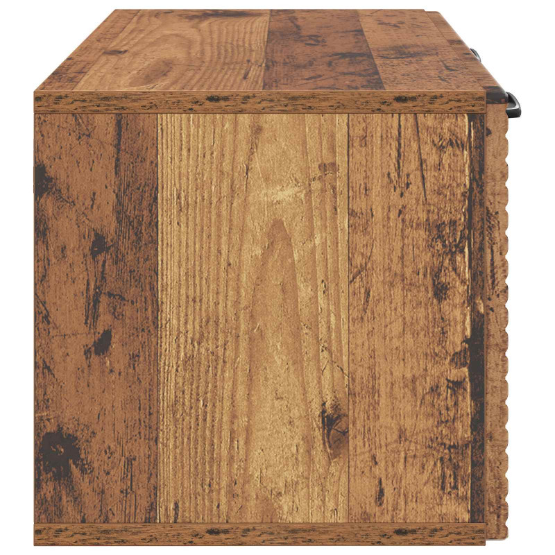 Szafka RTV montowana na ścianie Stare drewno 59,5 x 31 x 30 cm
