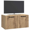 Szafka RTV montowana na ścianie Dąb artisan 59,5 x 31 x 30 cm