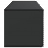 Szafka RTV montowana na ścianie Czarny 78,5 x 31 x 30 cm