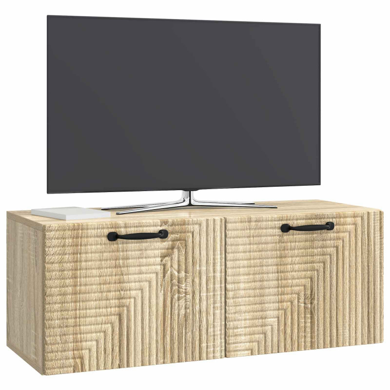Szafka RTV montowana na ścianie dąb Sonoma 78,5 x 31 x 30 cm
