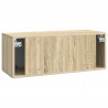 Szafka RTV montowana na ścianie dąb Sonoma 78,5 x 31 x 30 cm