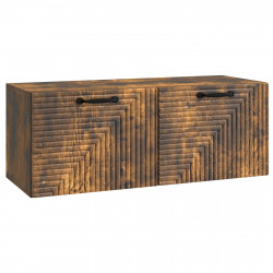 Szafka RTV montowana na ścianie Dąb wędzony 78,5 x 31 x 30 cm