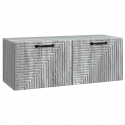 Szafka RTV montowana na ścianie Szary Sonoma 78,5 x 31 x 30 cm