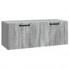 Szafka RTV montowana na ścianie Szary Sonoma 78,5 x 31 x 30 cm