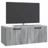 Szafka RTV montowana na ścianie Szary Sonoma 78,5 x 31 x 30 cm