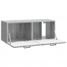 Szafka RTV montowana na ścianie Szary Sonoma 78,5 x 31 x 30 cm