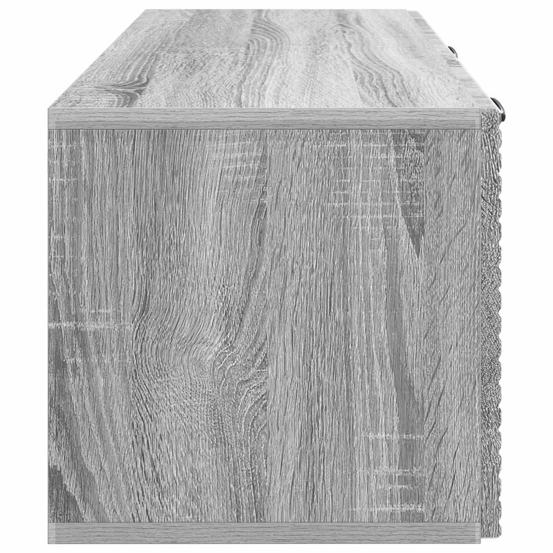 Szafka RTV montowana na ścianie Szary Sonoma 78,5 x 31 x 30 cm