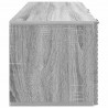 Szafka RTV montowana na ścianie Szary Sonoma 78,5 x 31 x 30 cm