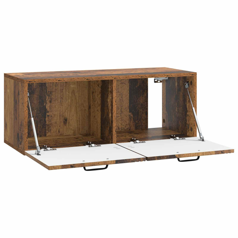 Szafka RTV montowana na ścianie Stare drewno 78,5 x 31 x 30 cm