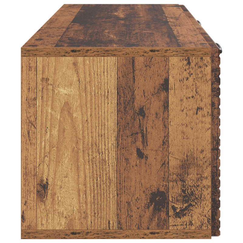 Szafka RTV montowana na ścianie Stare drewno 78,5 x 31 x 30 cm