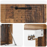 Szafka RTV montowana na ścianie Stare drewno 78,5 x 31 x 30 cm