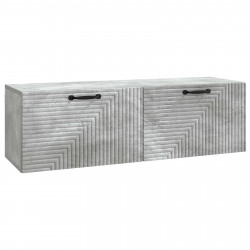 Szafka RTV montowana na ścianie Betonowy szary 98 x 31 x 30 cm