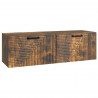 Szafka RTV montowana na ścianie Dąb wędzony 98 x 31 x 30 cm