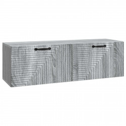 Szafka RTV montowana na ścianie Szary Sonoma 98 x 31 x 30 cm