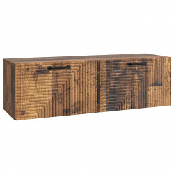 Szafka RTV montowana na ścianie Stare drewno 98 x 31 x 30 cm