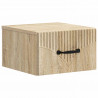 Wisząca Szafka Nocna 2 pcs dąb Sonoma 34,5 x 33 x 20 cm