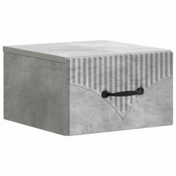 Wisząca Szafka Nocna Betonowy szary 34,5 x 33 x 20 cm