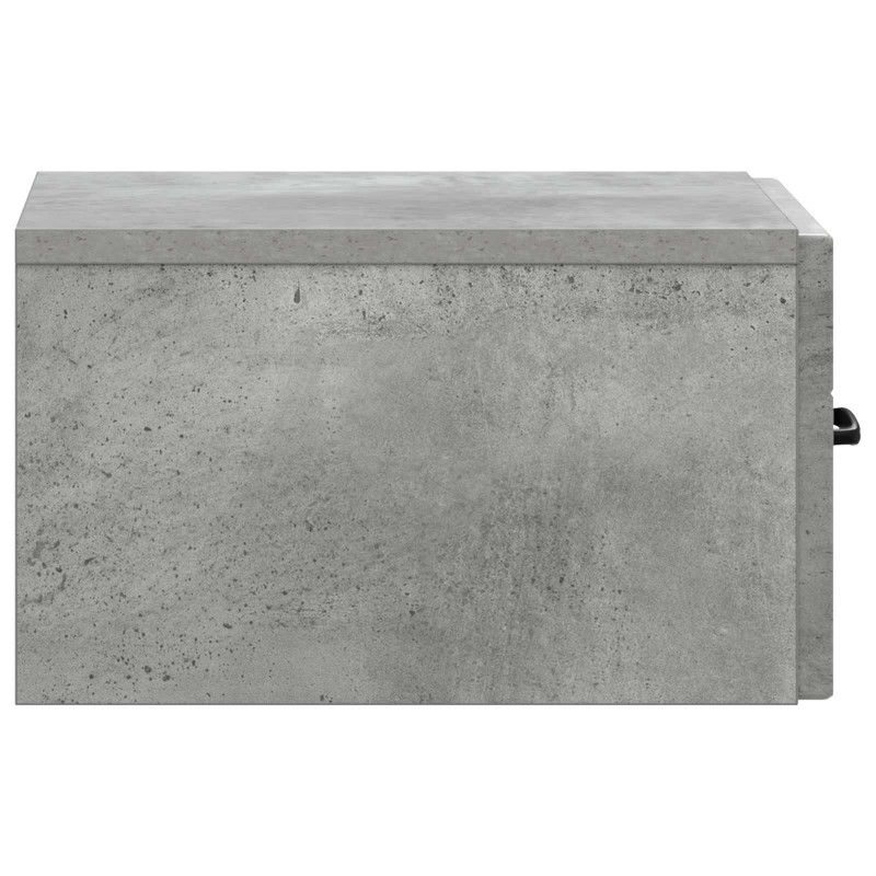 Wisząca Szafka Nocna 2 pcs Betonowy szary 34,5 x 33 x 20 cm