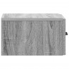 Wisząca Szafka Nocna 2 pcs Szary Sonoma 34,5 x 33 x 20 cm
