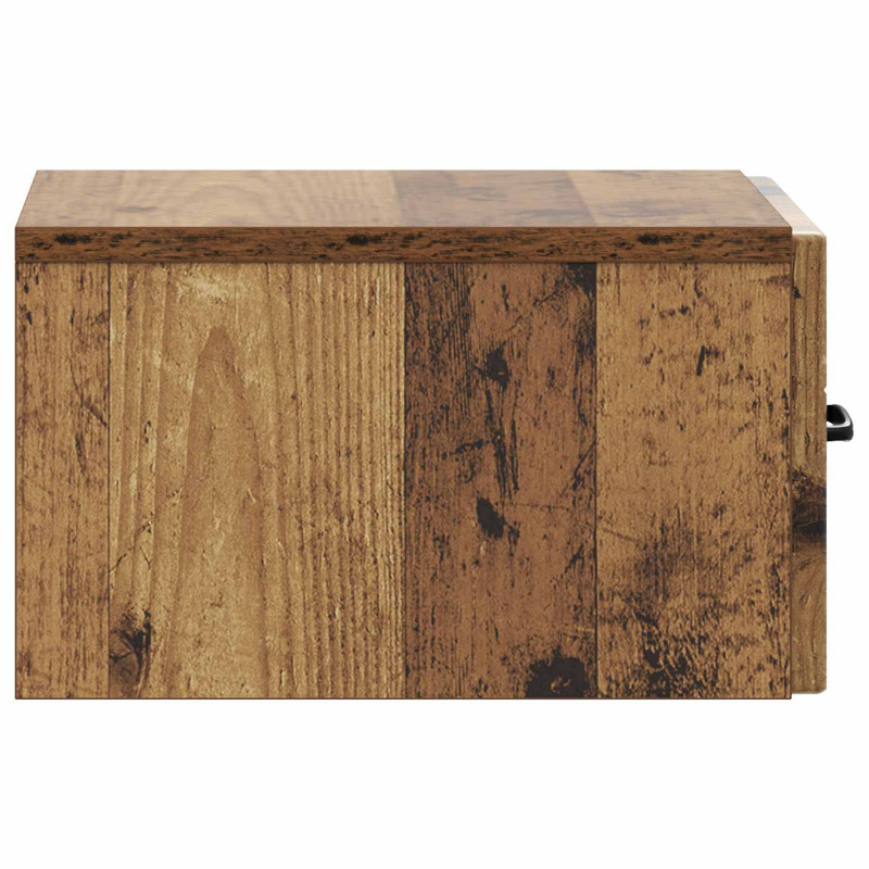 Wisząca Szafka Nocna 2 pcs Stare drewno 34,5 x 33 x 20 cm