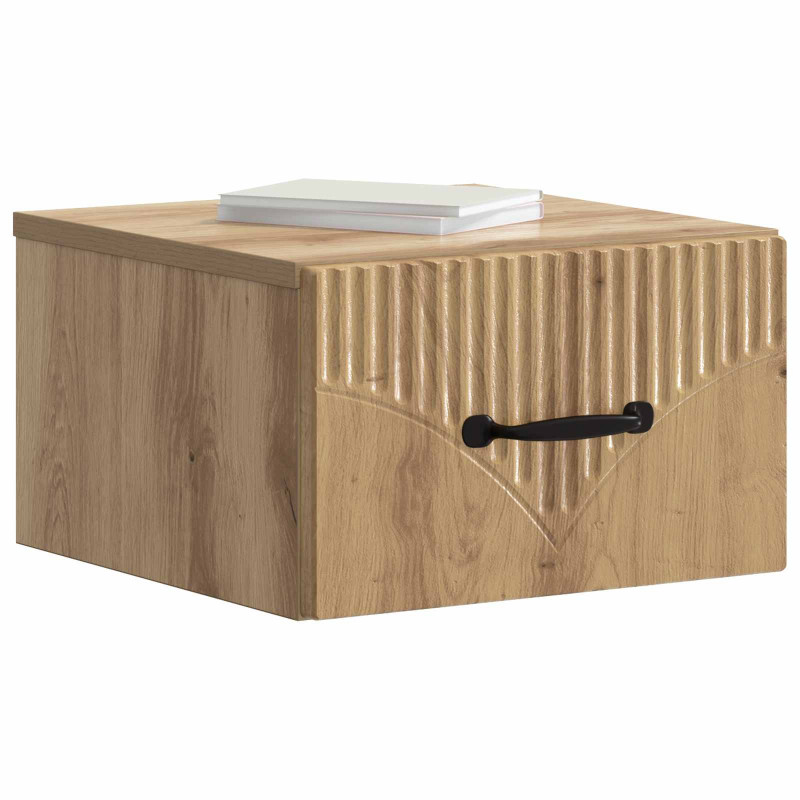Wisząca Szafka Nocna 2 pcs Dąb artisan 34,5 x 33 x 20 cm