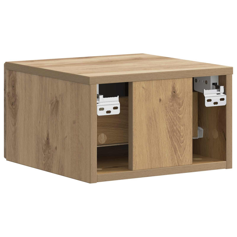Wisząca Szafka Nocna 2 pcs Dąb artisan 34,5 x 33 x 20 cm