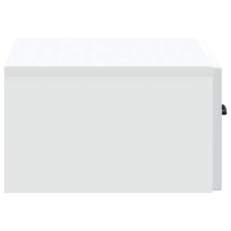 Wisząca Szafka Nocna z szufladą 2 pcs Biały 49 x 34,5 x 20 cm