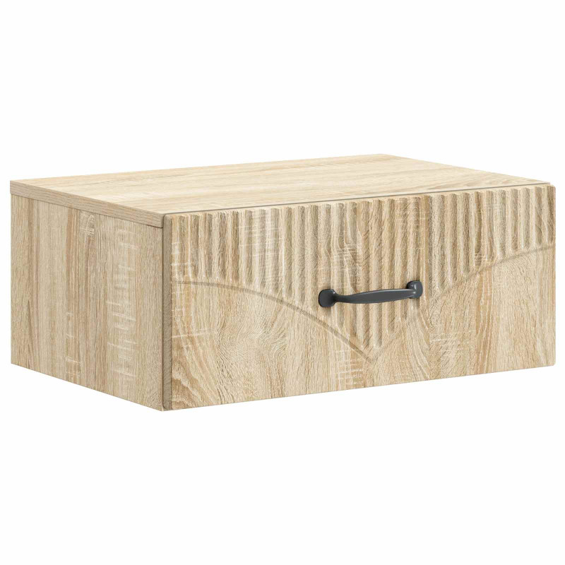 Wisząca Szafka Nocna 2 pcs dąb Sonoma 49 x 34,5 x 20 cm