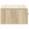Wisząca Szafka Nocna 2 pcs dąb Sonoma 49 x 34,5 x 20 cm