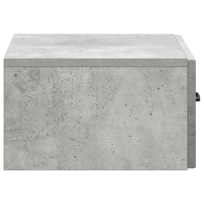 Wisząca Szafka Nocna 2 pcs Betonowy szary 49 x 34,5 x 20 cm