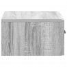 Wisząca Szafka Nocna 2 pcs Szary Sonoma 49 x 34,5 x 20 cm