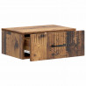 Wisząca Szafka Nocna 2 pcs Stare drewno 49 x 34,5 x 20 cm