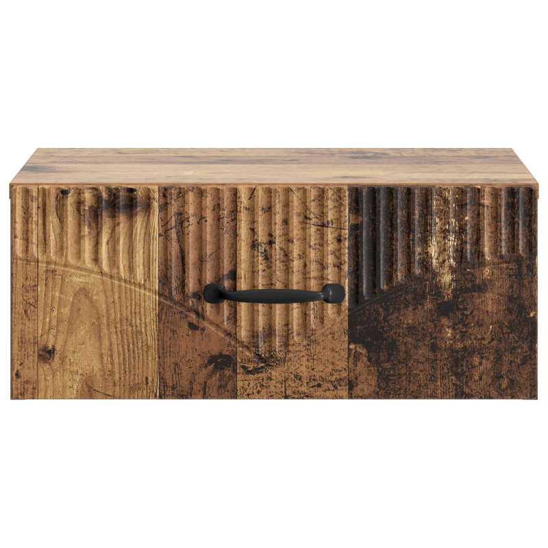 Wisząca Szafka Nocna 2 pcs Stare drewno 49 x 34,5 x 20 cm