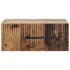 Wisząca Szafka Nocna 2 pcs Stare drewno 49 x 34,5 x 20 cm