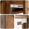 Wisząca Szafka Nocna 2 pcs Stare drewno 49 x 34,5 x 20 cm