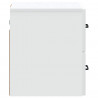 Wisząca Szafka Nocna z szufladą 2 pcs Biały 34,5 x 33 x 40 cm