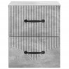 Wisząca Szafka Nocna 2 pcs Betonowy szary 34,5 x 33 x 40 cm
