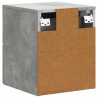Wisząca Szafka Nocna 2 pcs Betonowy szary 34,5 x 33 x 40 cm