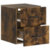 Wisząca Szafka Nocna 2 pcs Dąb wędzony 34,5 x 33 x 40 cm