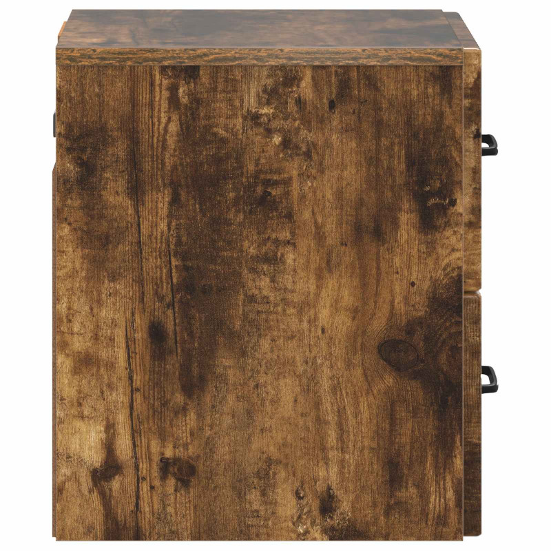 Wisząca Szafka Nocna 2 pcs Dąb wędzony 34,5 x 33 x 40 cm