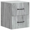 Wisząca Szafka Nocna 2 pcs Szary Sonoma 34,5 x 33 x 40 cm