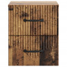 Wisząca Szafka Nocna 2 pcs Stare drewno 34,5 x 33 x 40 cm