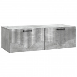 Szafka RTV montowana na ścianie Betonowy szary 98 x 41 x 30 cm