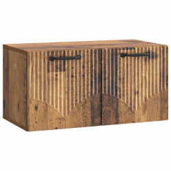 Szafka RTV montowana na ścianie Stare drewno 59,5 x 31 x 30 cm